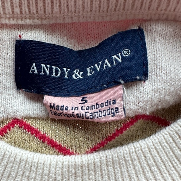 Andy & Evan Size 5 Kids Holiday Ugly Christmas Sweater - Picture 4 of 4